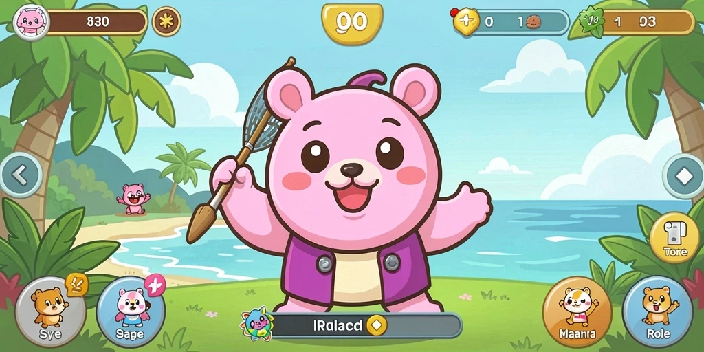 Fitur multiplayer yang memungkinkan interaksi dengan pemain lain.
