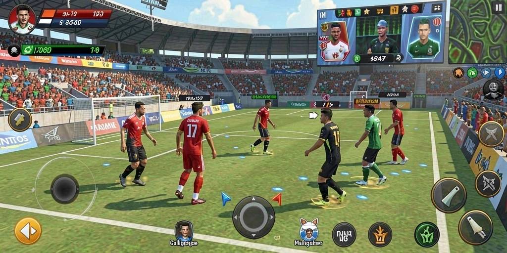 Pengalaman bermain multiplayer yang mengasyikkan bersama teman-teman.