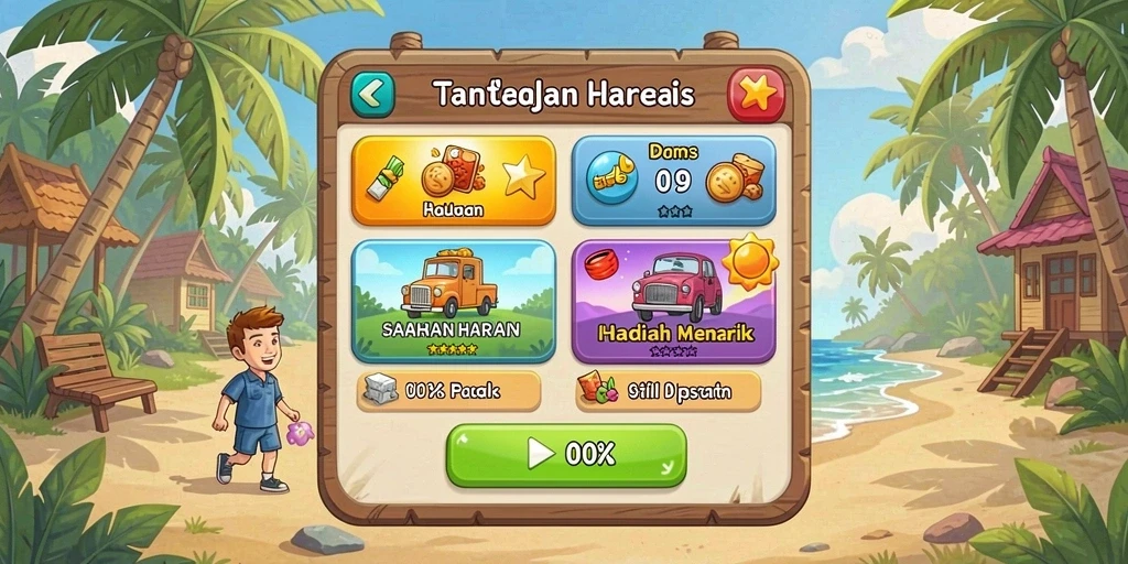 Level yang menantang dan membuat adrenalin meningkat.