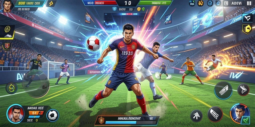 Gameplay multiplayer yang mengasyikkan bersama teman.