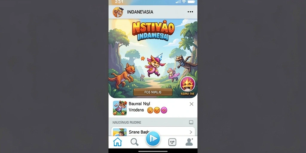 Screenshot level baru yang penuh tantangan dan petualangan.