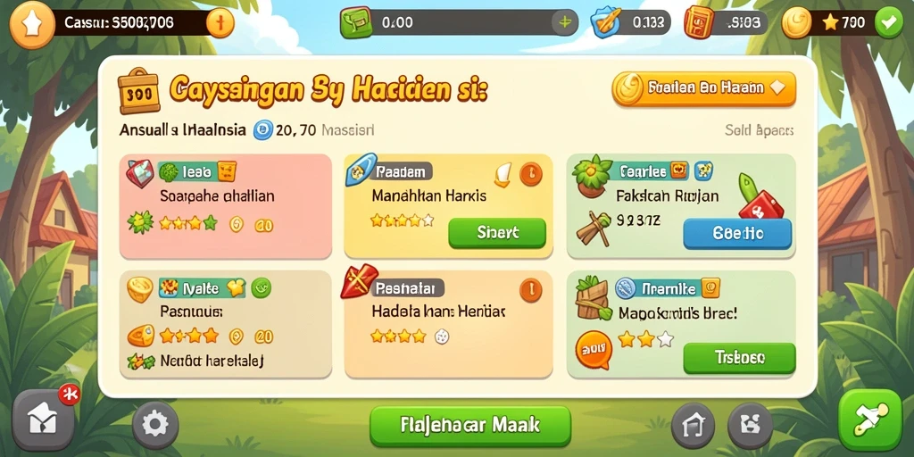 Sistem quest yang interaktif dan penuh tantangan.