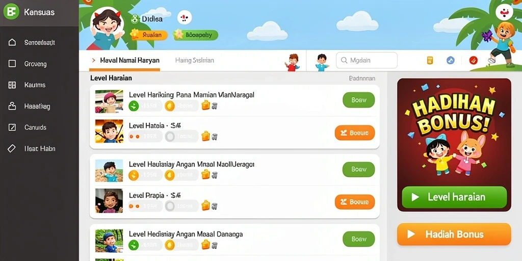 Tangkapan layar 3 menampilkan karakter yang dapat dikustomisasi dengan berbagai pilihan.