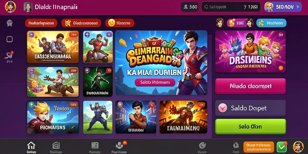 Tangkapan layar fitur upgrade sayap yang menarik.